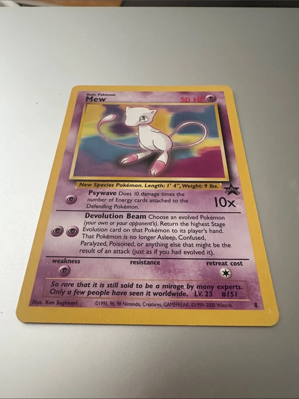 Mew #8 Black Star Promo